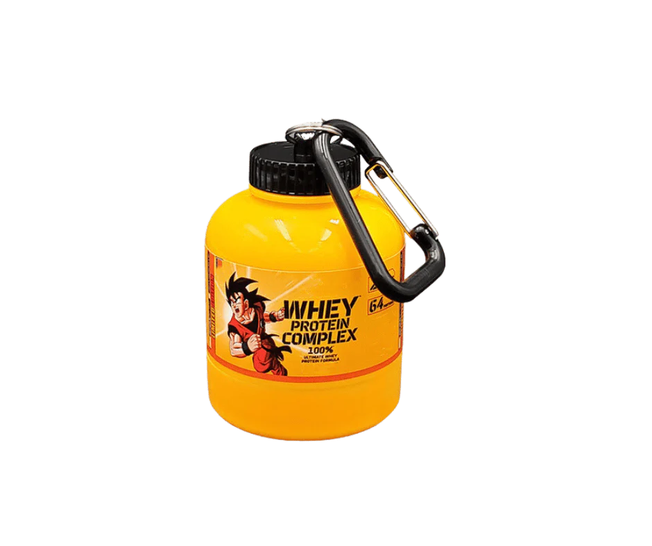Goku Proteine Powder Keychain